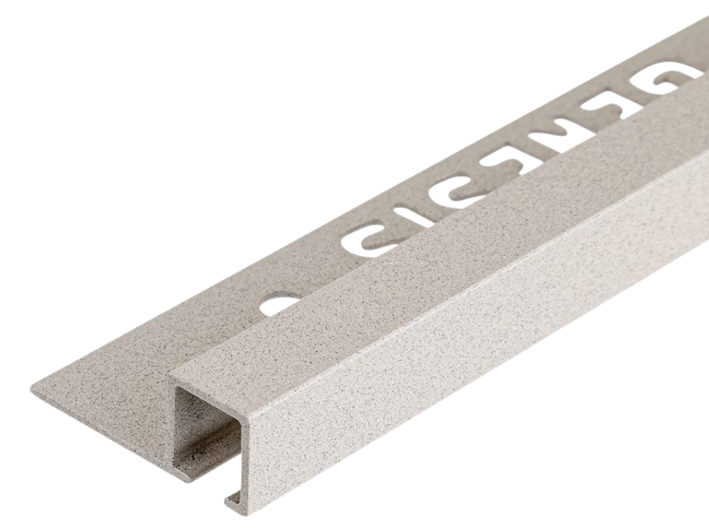 TDP100.414 -  PROFILO QUADRO Alluminio 10mm X 10mm - 250cm Bath Stone (Genesis)