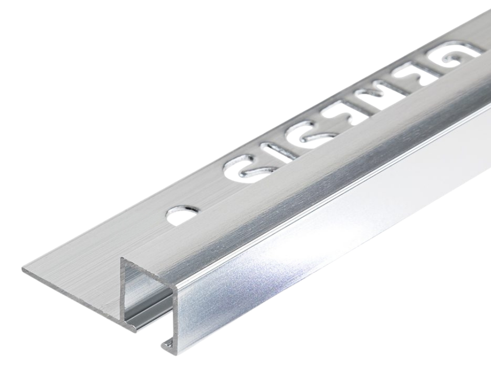 TDP100.91 - PROFILO QUADRO Alluminio 10mm X 10mm - 250cm Cromato (Genesis)