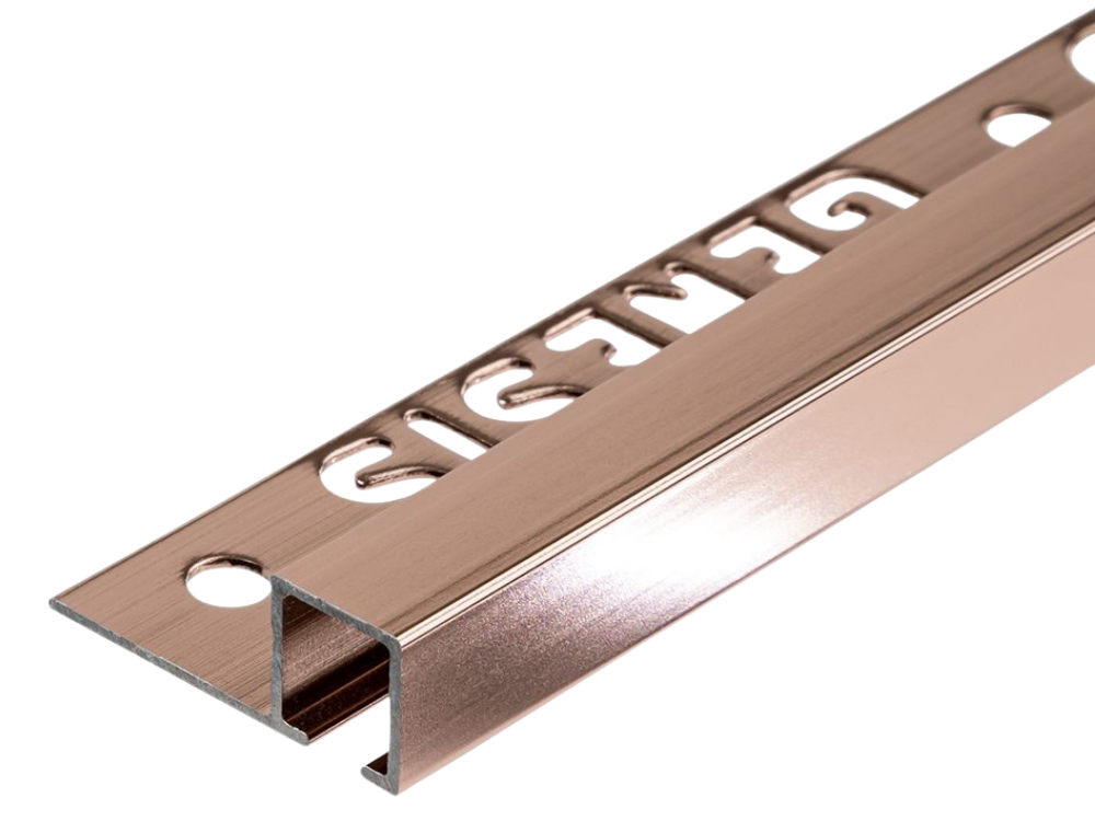 TDP100.95 - PROFILO QUADRO Alluminio 10mm X 10mm - 250cm Rame Brillante (Genesis)